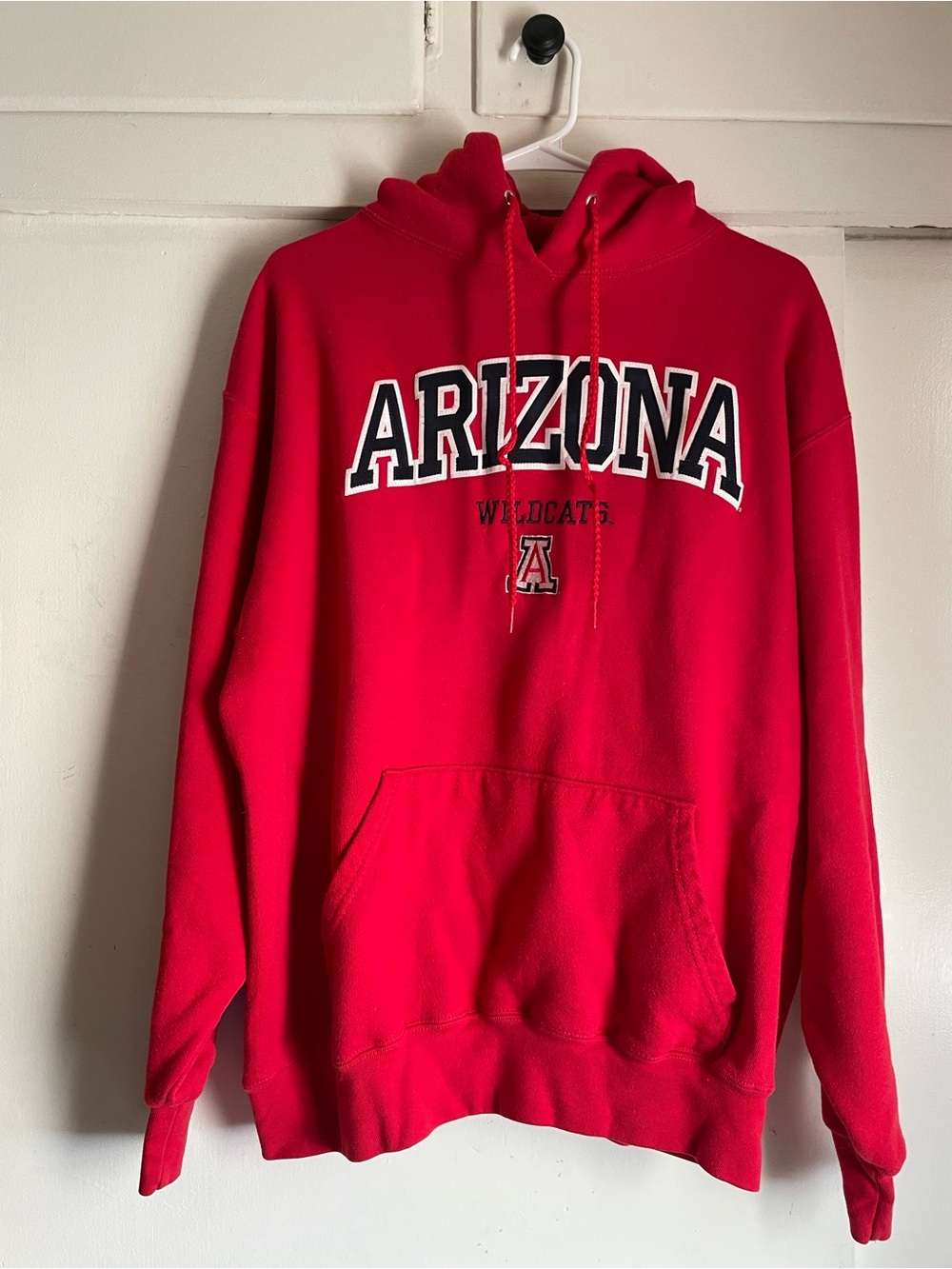 Arizona Wildcats Red Hooded Sweatshirt - Collegiate Pullover